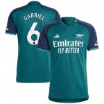 Günstige Fußballtrikots Arsenal Gabriel 6 3rd trikot 2023-24 Kurzarm